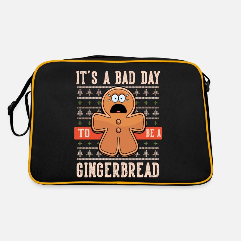Its A Bad Day To Be A Gingerbread Retro Tasche