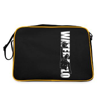 Water Polo Vintage Water Polo - Retro Tasche - Schwarz/Gold - Hinten