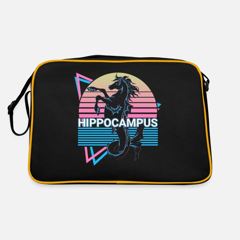 Hippocampus Mythical Creatures Ancient Greek Mythology Retro Bag