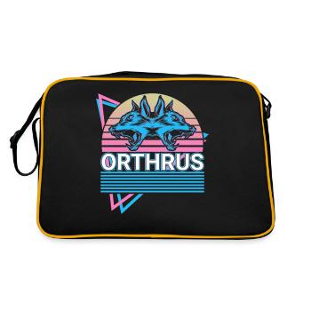 Orthrus mythical creatures Ancient Greek mythology R - Retro Bag - black/gold - Back