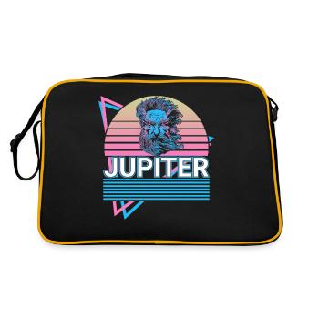 Jupiter God of the sky Ancient Roman mythology - Retro Bag - black/gold - Back