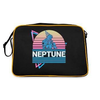 Neptune Dieu des Mers Mythologie romaine antique R - Sac Retro - noir/or - Dos