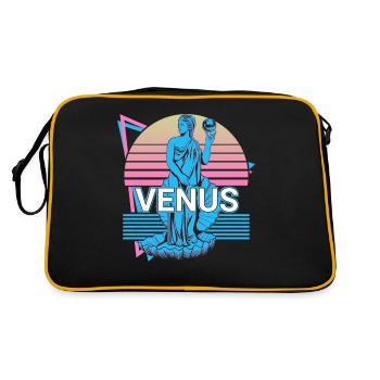 Vénus Dieu de l’Amour et de la Beauté Antiquité romaine - Sac Retro - noir/or - Dos