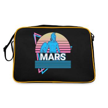 Mars God War Mythologie romaine antique Rétro - Sac Retro - noir/or - Dos