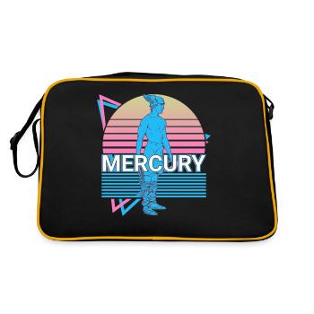 Mercury Messenger of the Gods Ancient Roman mythology - Retro Bag - black/gold - Back