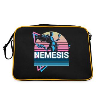 Némésis Déesse de la vengeance Mythologie romaine antique - Sac Retro - noir/or - Dos