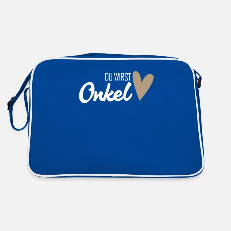Onkel werden - Du wirst Onkel Retro Tasche