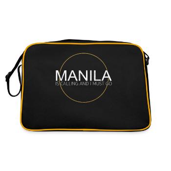 Dicton de Manille - Sac Retro - noir/or - Dos