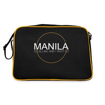 Dicton de Manille - Sac Retro - noir/or - Dos