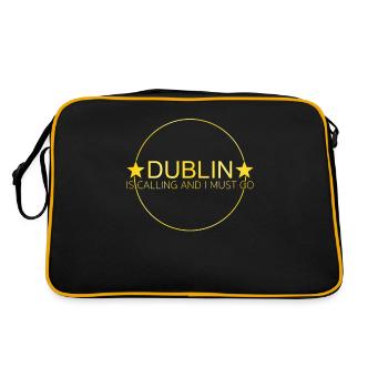 Dicton de Dublin - Sac Retro - noir/or - Dos