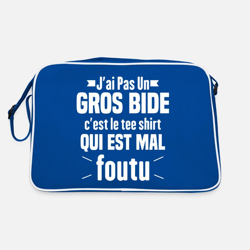 J'ai Pas Un Gros Bide Humour Cadeau Sac Retro