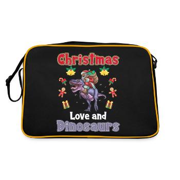 This Boy Loves Dinosaur Kids Boy Boy Dino - Retro Bag - black/gold - Back