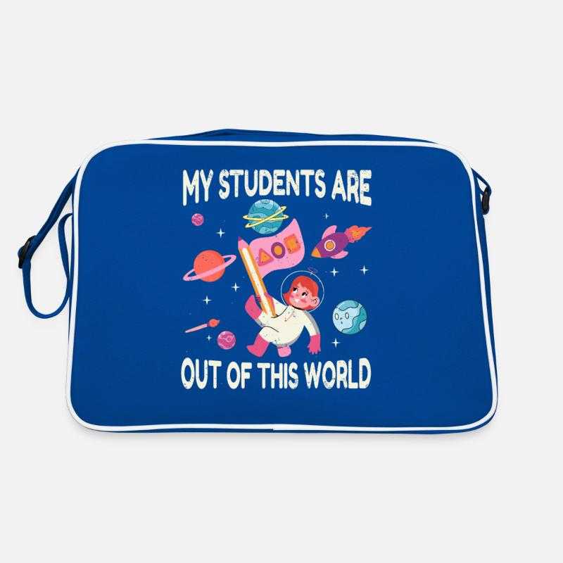 Grundschule Lehrer Kindergarten Erzieherin Retro Tasche