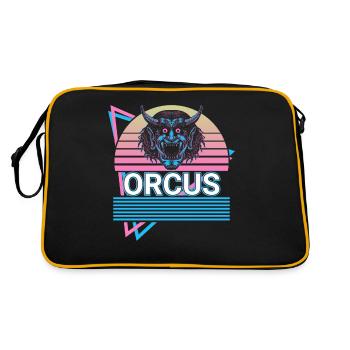 Orcus Dieu des Enfers Mythologie romaine antique - Sac Retro - noir/or - Dos