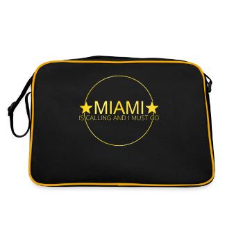 Citation de Miami - Sac Retro - noir/or - Dos