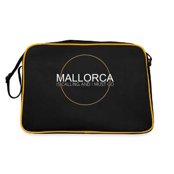 Majorque Dicton - Sac Retro - noir/or - Dos