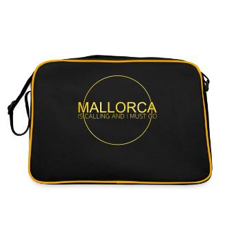 Majorque Dicton - Sac Retro - noir/or - Dos