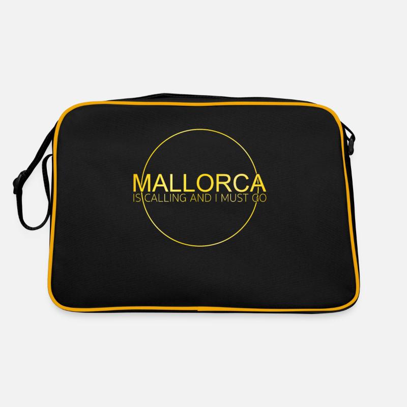 Mallorca Spruch Retro Tasche