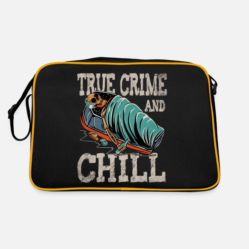 True Crime and Chill Retro Tasche