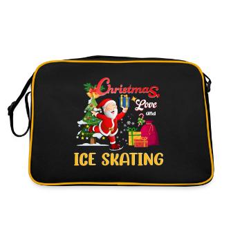 Patinage artistique Patinage artistique Père Noël Amour - Sac Retro - noir/or - Dos