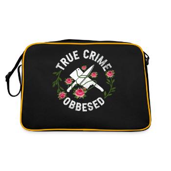 True Crime Obsessed - Retro Bag - black/gold - Back