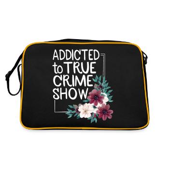 True Crime Obsessed - Retro Bag - black/gold - Back