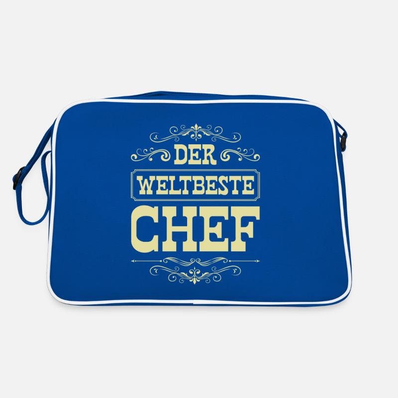 Weltbester Chef Retro Tasche