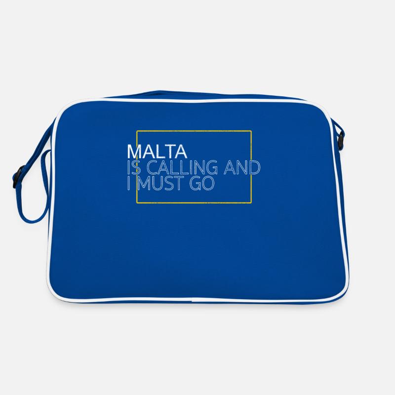 Malta Spruch Retro Tasche