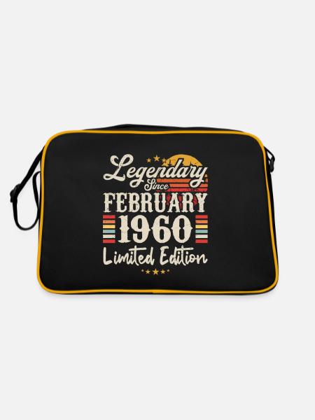 Legendary Since February 1960 | Limited Edition - Retro Bag - black/gold - Back