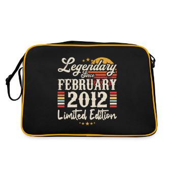Legendary Since February 2012 | Limited Edition - Retro Bag - black/gold - Back