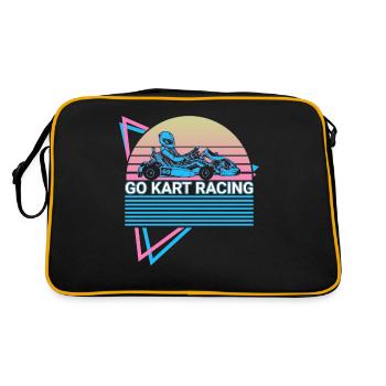 Go Kart Racing Rétro Go-Kart - Sac Retro - noir/or - Dos