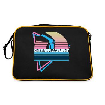 Knee replacement Retro New Knee - Retro Bag - black/gold - Back
