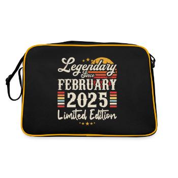 Legendary Since February 2025 | Limited Edition - Retro Bag - black/gold - Back