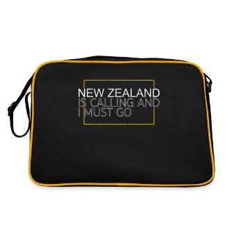 Dicton néo-zélandais - Sac Retro - noir/or - Dos