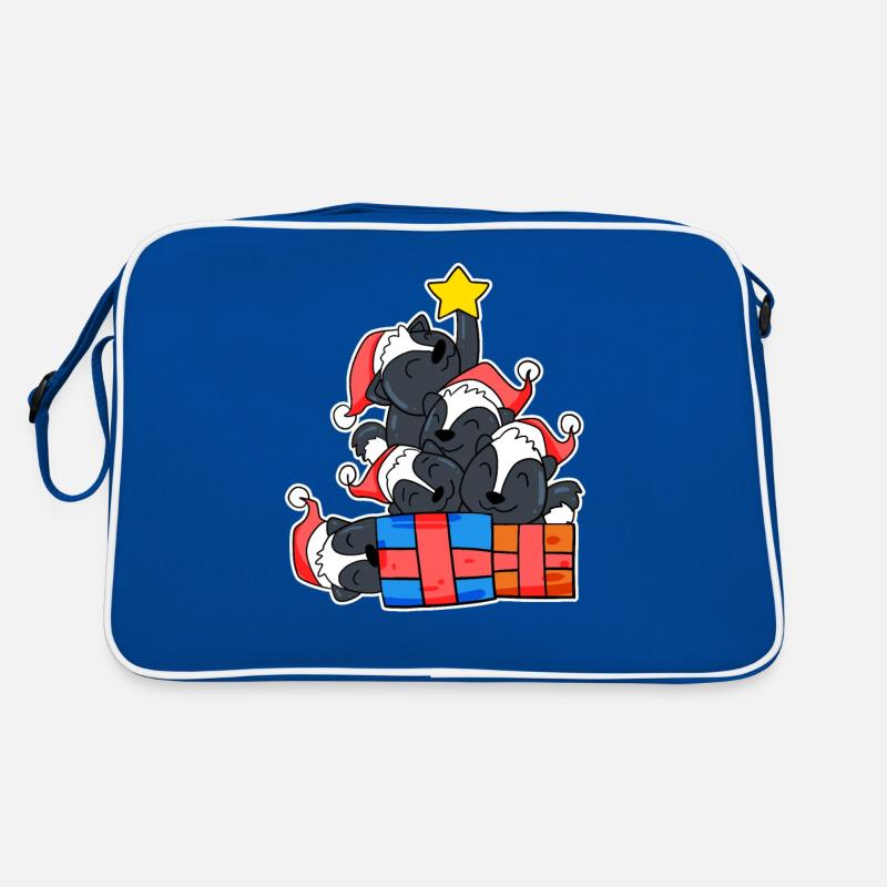 Mouffettes de sapin de Noël Sac Retro