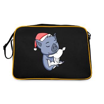 Noël des chauves-souris - Sac Retro - noir/or - Dos