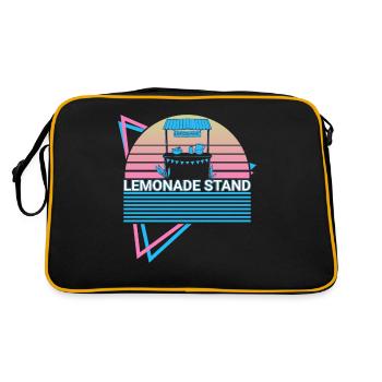 Stand de limonade rétro - Sac Retro - noir/or - Dos