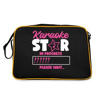 Karaoké Chanteur Karaoké Star In - Sac Retro - noir/or - Dos