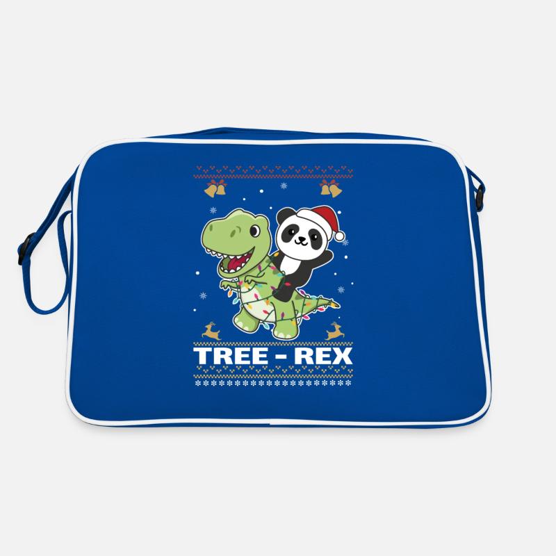 Joyeux Noël moche Noël Panda Tree Rex Sac Retro