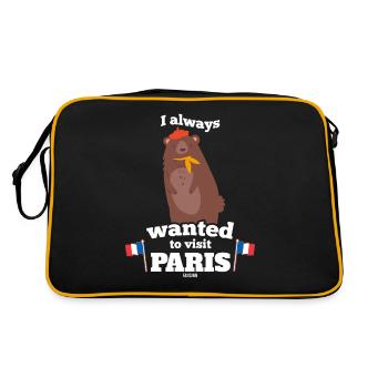 Paris - Sac Retro - noir/or - Dos