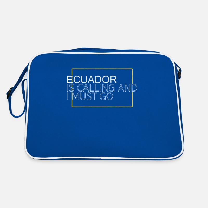 Ecuador Spruch Retro Tasche