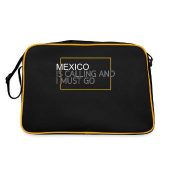 Mexico Quote - Retro Bag - black/gold - Back