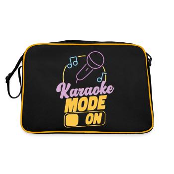 Karaoke Singer 80s Retro Karaoke - Retro Bag - black/gold - Back