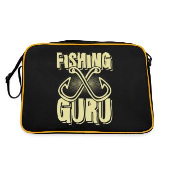 Fishing Guru - Retro Bag - black/gold - Back