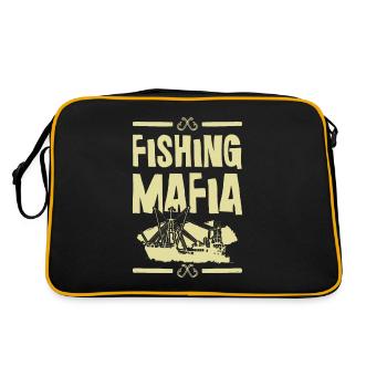 Mafia de la pêche - Sac Retro - noir/or - Dos