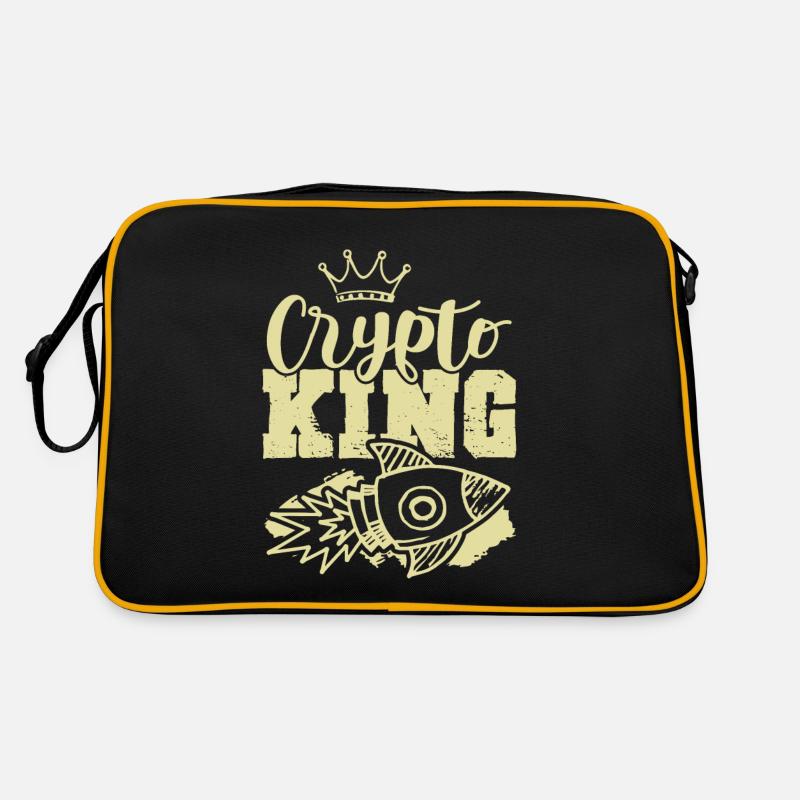 Crypto King Retro Tasche