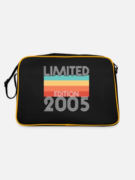 Limited Edition Retro 2005 - Retro Tasche - Schwarz/Gold - Hinten