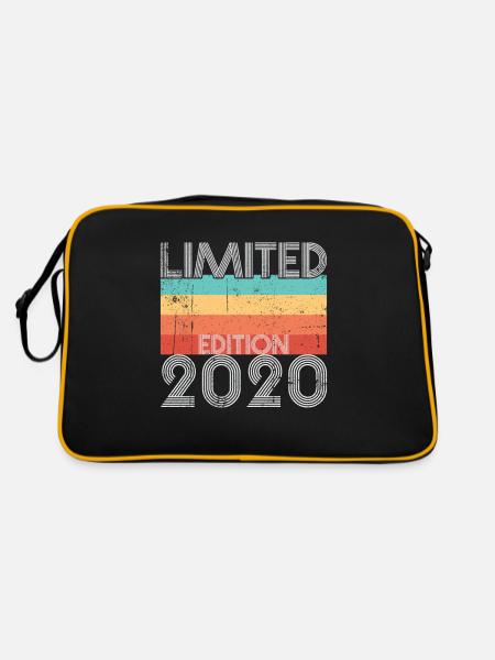 Limited Edition Retro 2020 - Retro Tasche - Schwarz/Gold - Hinten