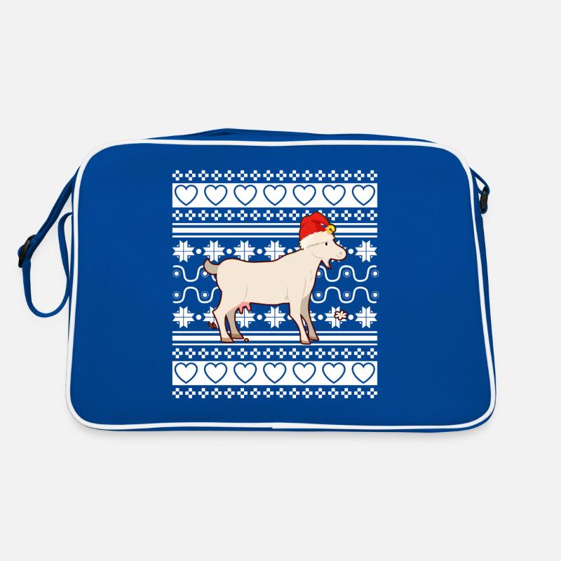 Pull de Noël laid Tshirt Chèvre de Noël Sac Retro