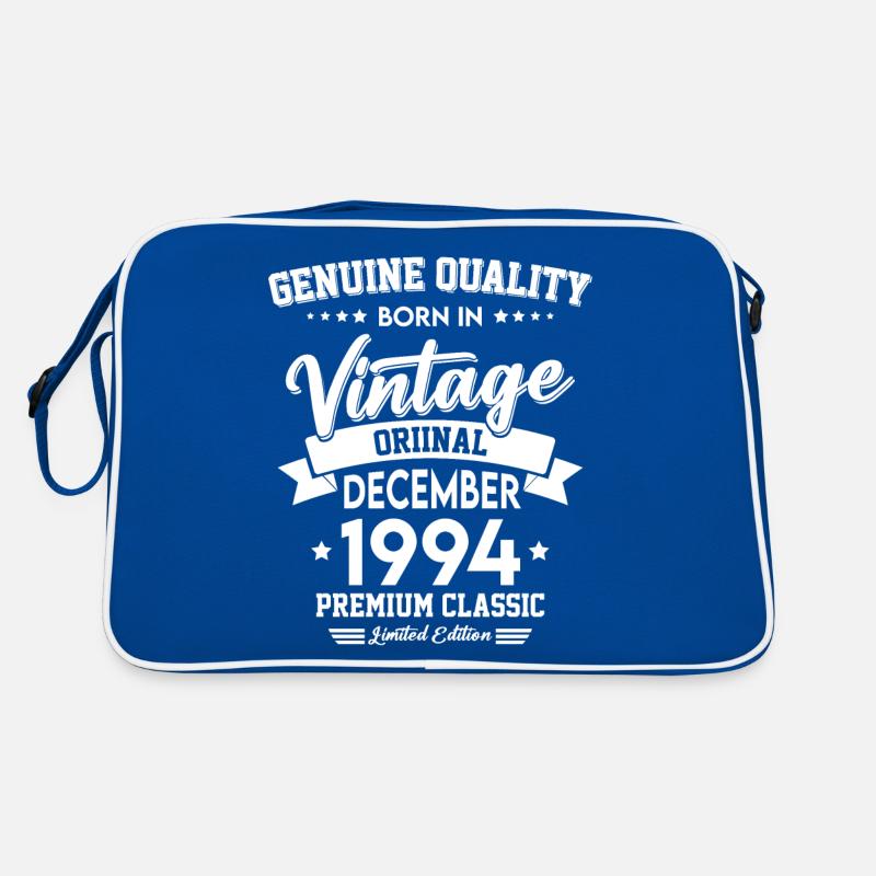 Né en décembre 1994 Original Vintage Sac Retro